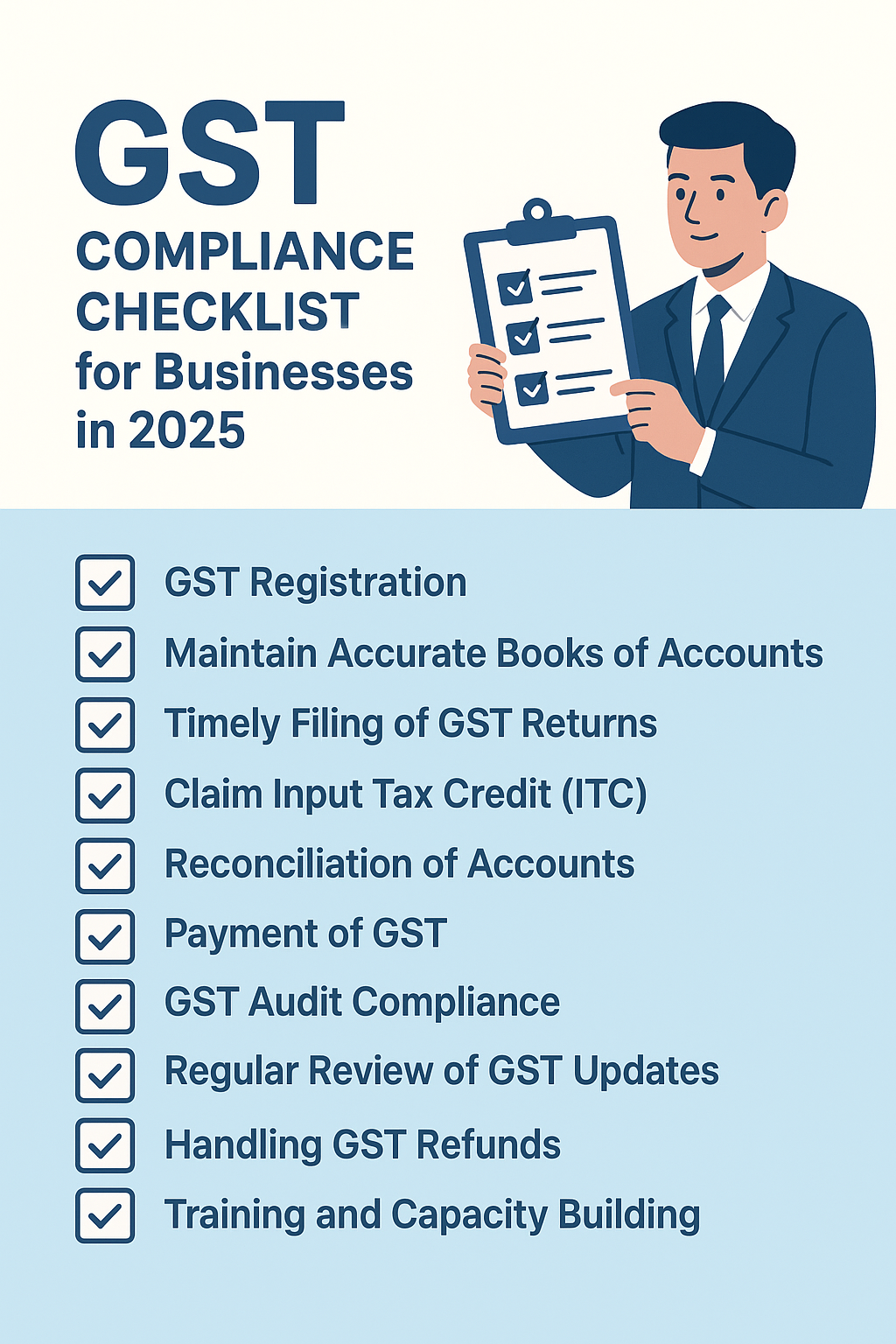 GST Compliance Checklist for Businesses in 2025